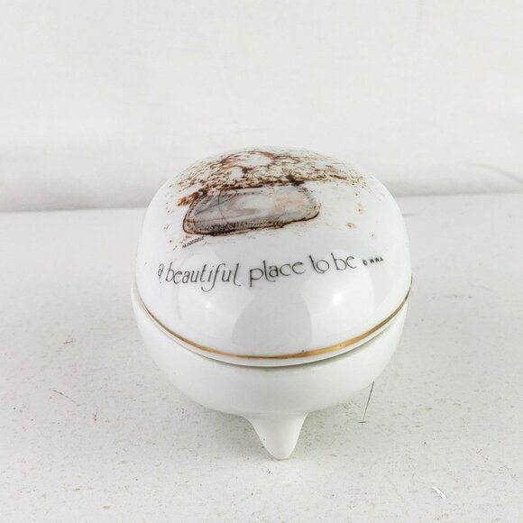 Holly Hobbie Porcelain Egg Trinket Box - Picture 1 of 4